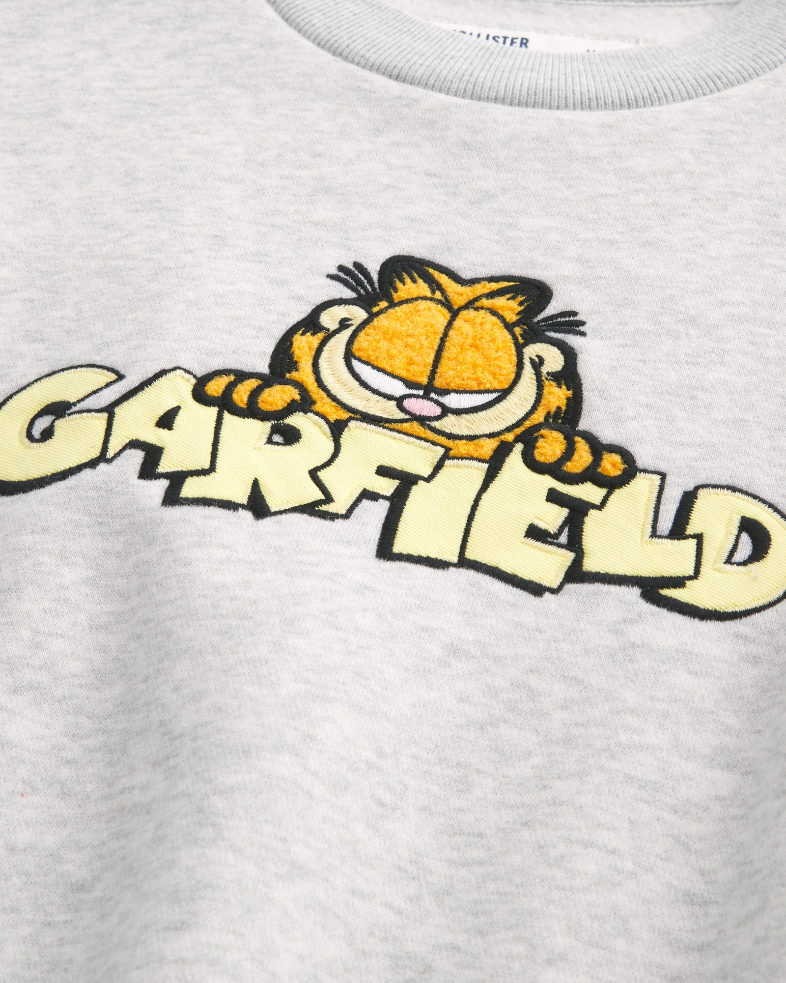 メンズ ガーフィールド グラフィック クルーネックスウェットシャツ