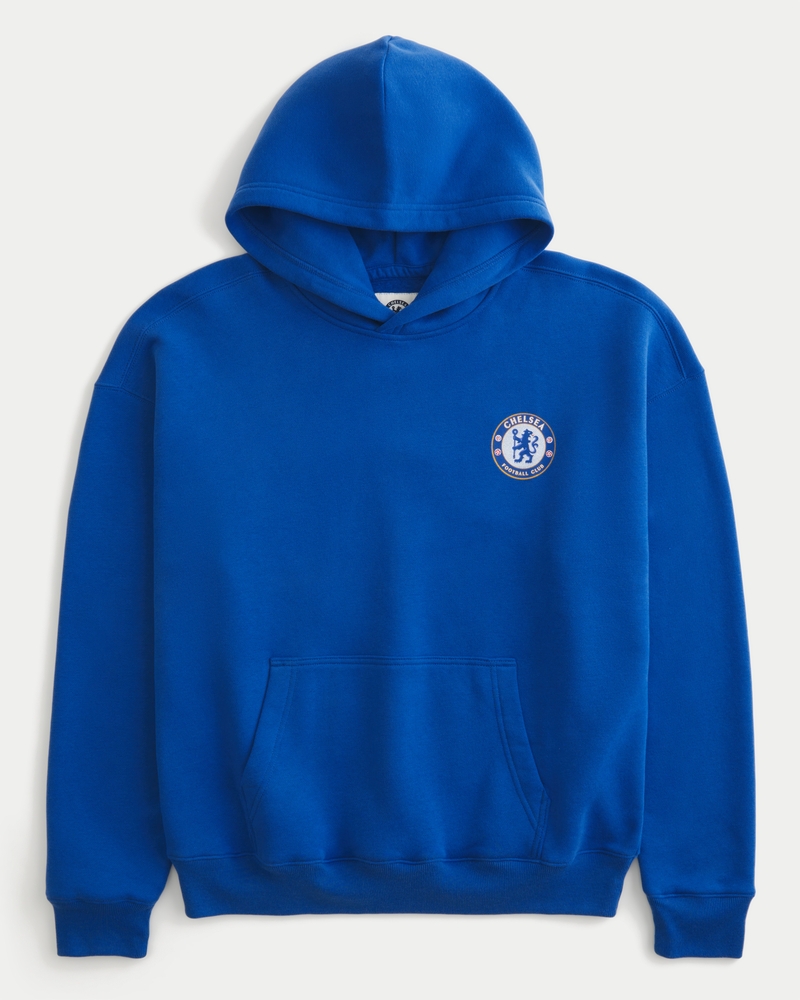 Boxy Chelsea FC Graphic Hoodie