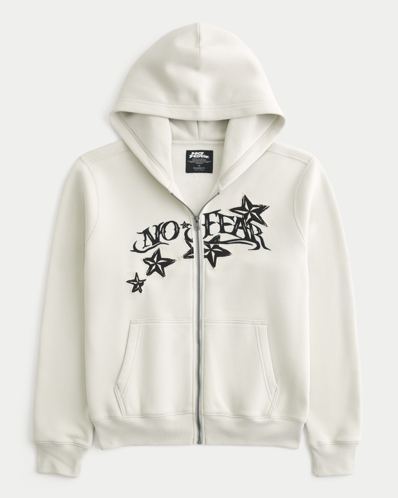 ★Hollister.co★シュランケンNo Fear ジップアップ パーカー Men's Shrunken No Fear Graphic Zip-Up Hoodie | Men's
