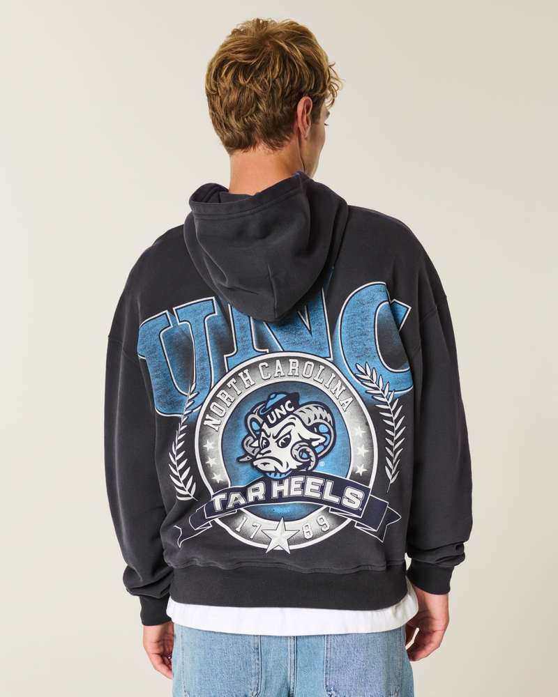 Boxy University of North Carolina Tar Heels Graphic Hoodie