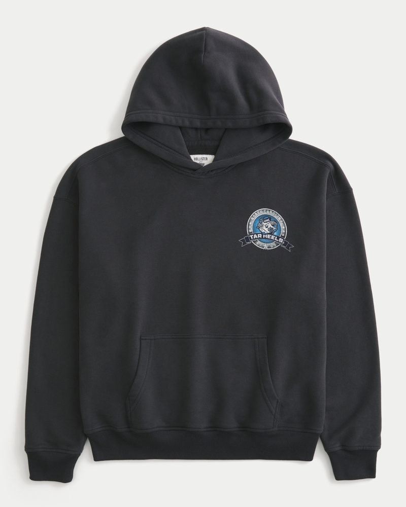 Boxy University of North Carolina Tar Heels Graphic Hoodie