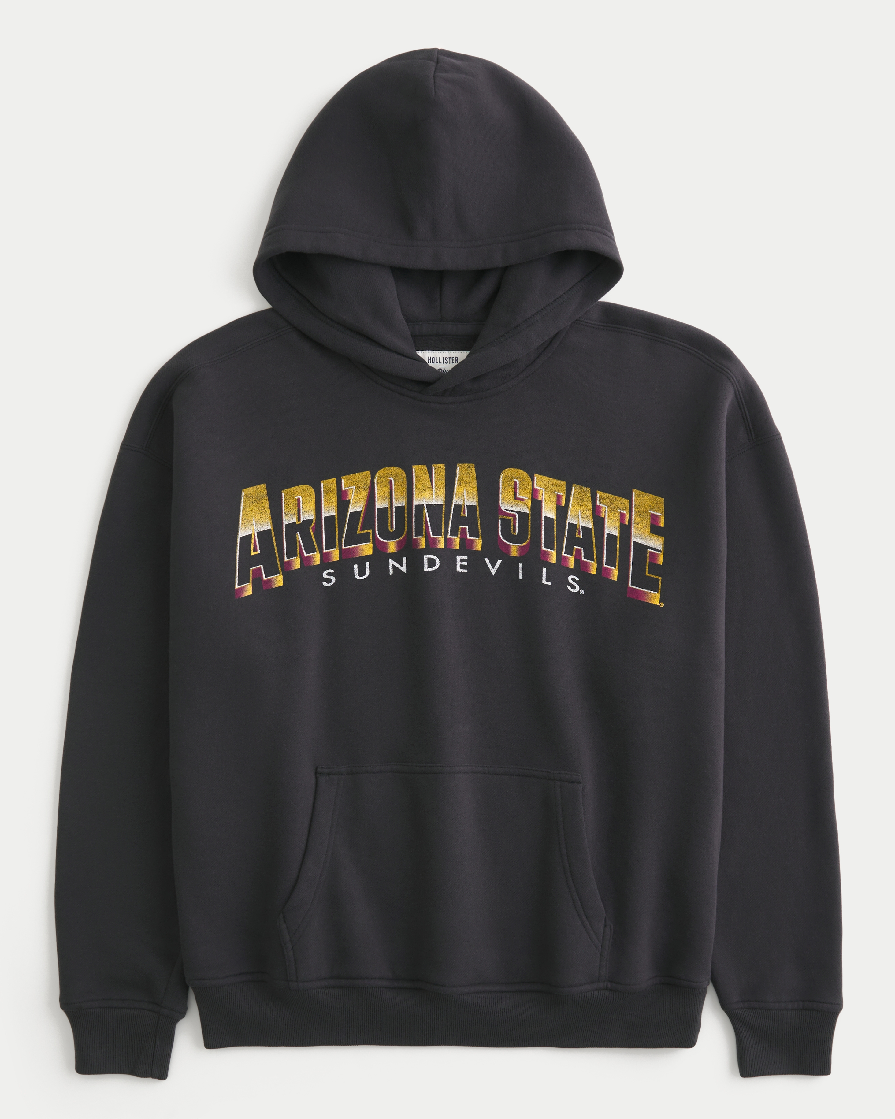 Boxy Arizona State University Sun Devils Graphic Hoodie