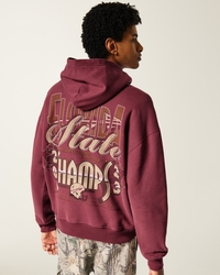 Boxy Florida State University Seminoles Graphic Hoodie
