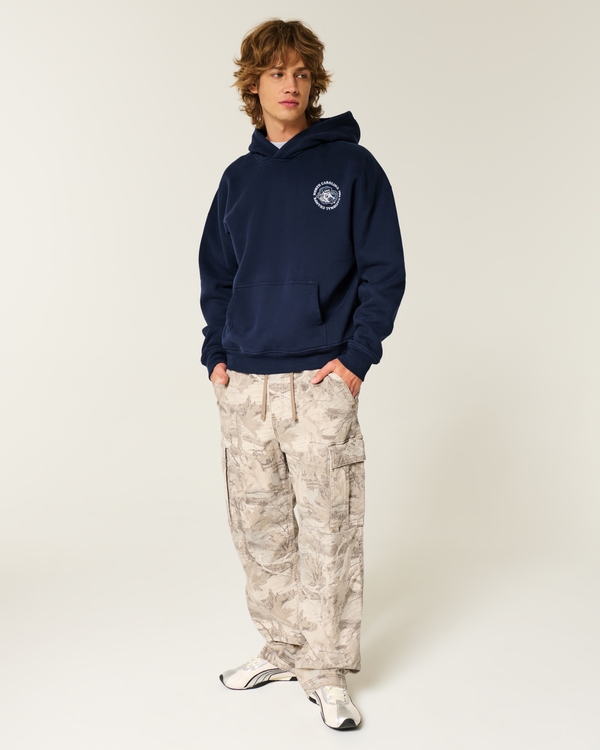 Boxy University of North Carolina at Chapel Hill Tar Heels Graphic Hoodie