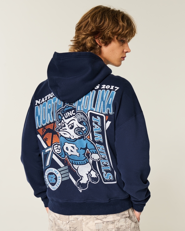 Boxy University of North Carolina at Chapel Hill Tar Heels Graphic Hoodie