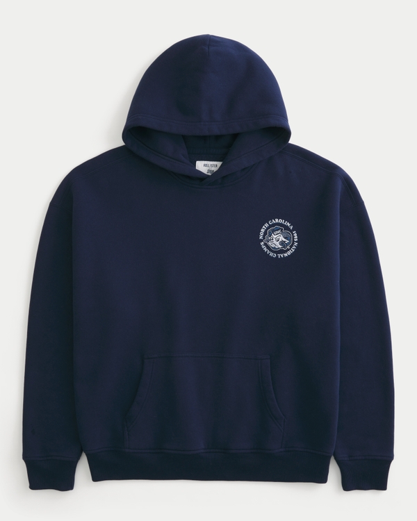 Boxy University of North Carolina at Chapel Hill Tar Heels Graphic Hoodie