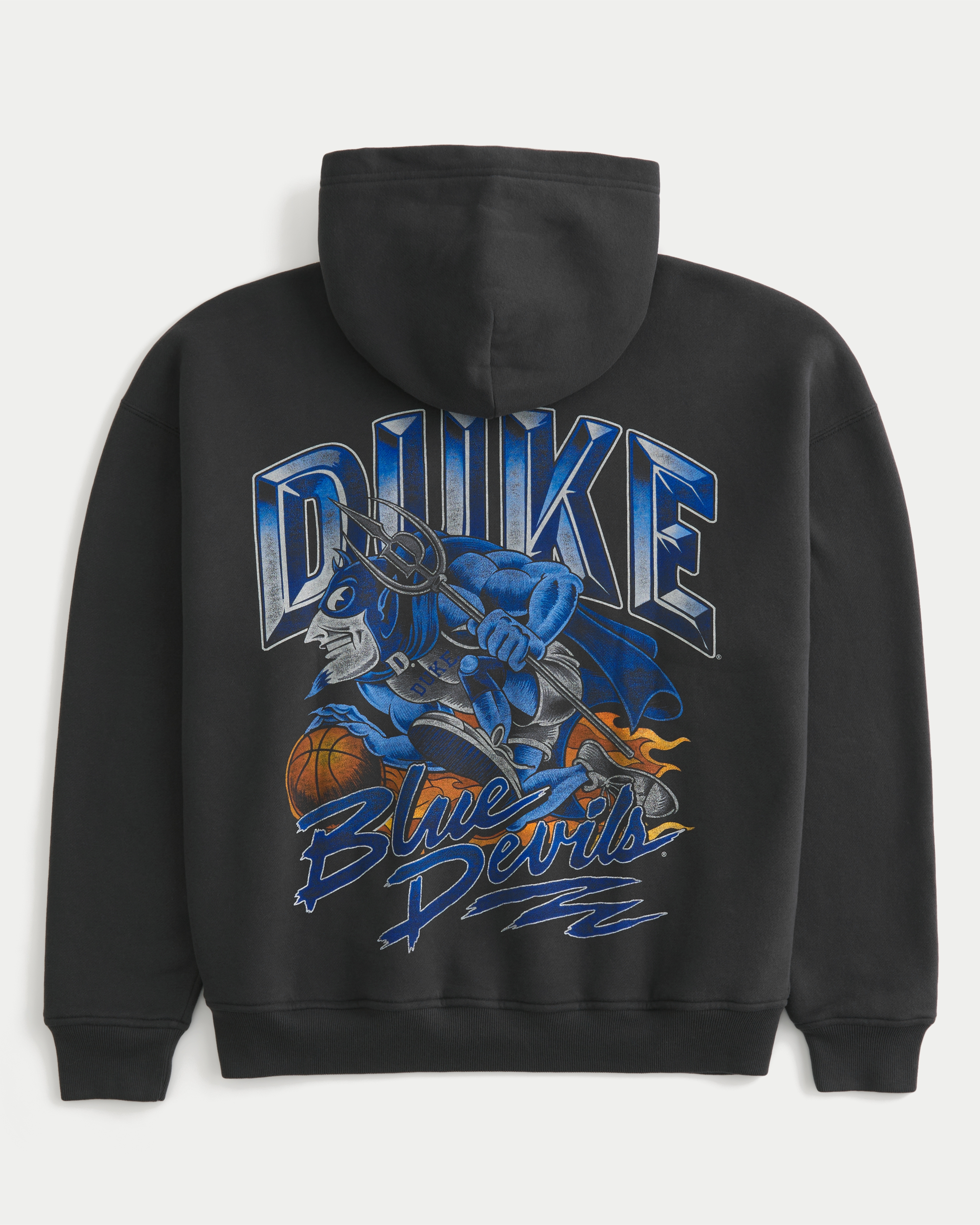 Boxy Duke University Blue Devils Graphic Hoodie