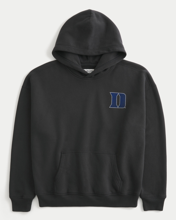 Boxy Duke University Blue Devils Graphic Hoodie