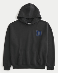 Boxy Duke University Blue Devils Graphic Hoodie