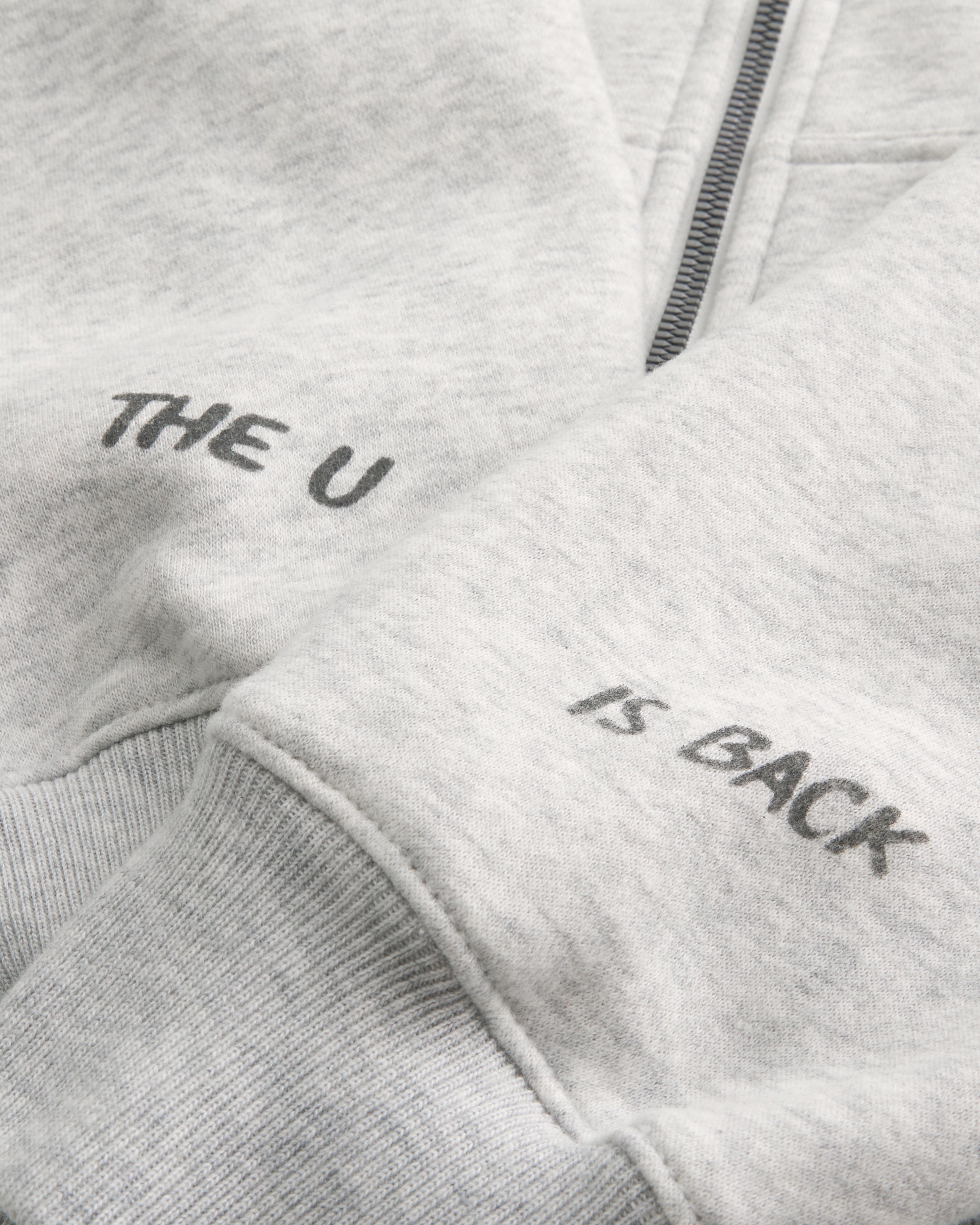 Boxy Zip-Up University of Miami Hurricanes Graphic Hoodie