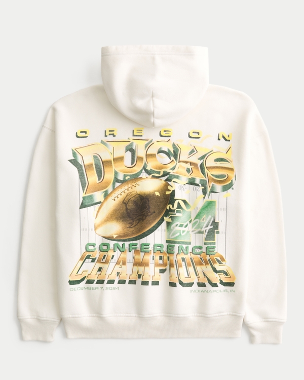 Men's Boxy University of Oregon Ducks Graphic Hoodie | Men's