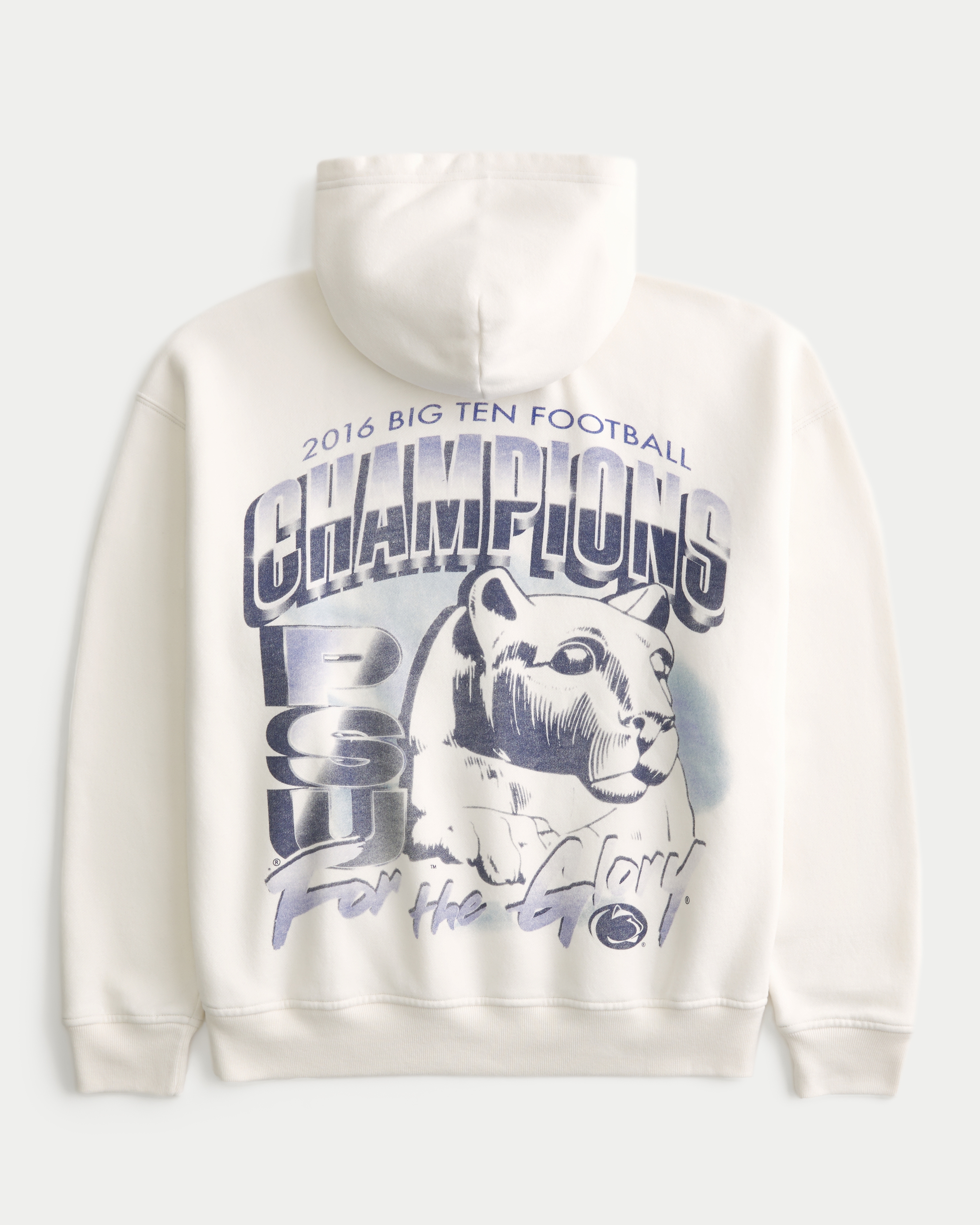 Boxy Penn State University Nittany Lions Graphic Hoodie