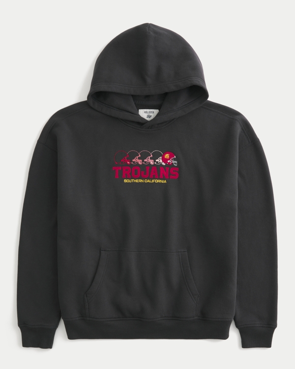 Boxy University of Southern California Trojans Graphic Hoodie