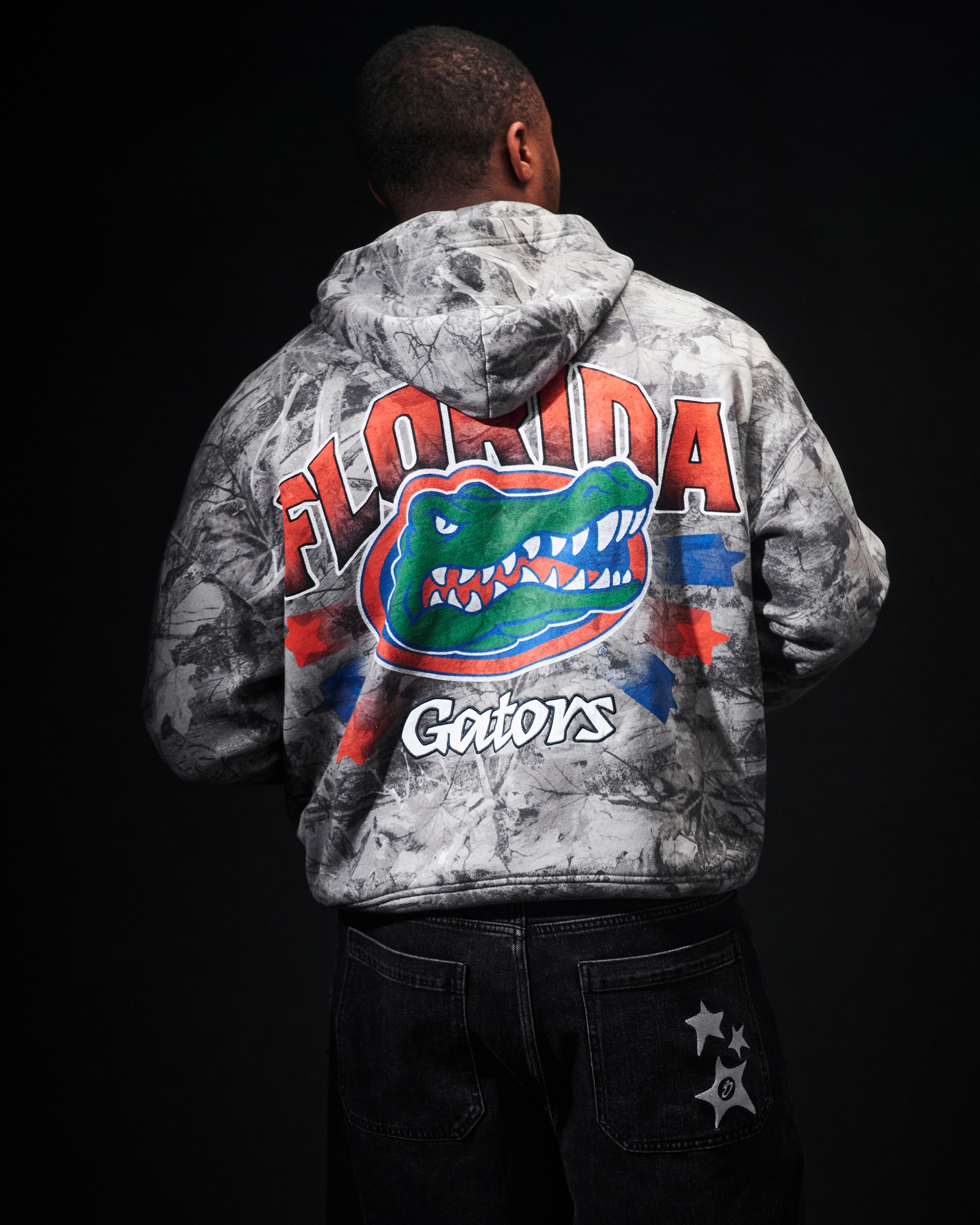 Boxy University of Florida Gators Graphic Camo Hoodie