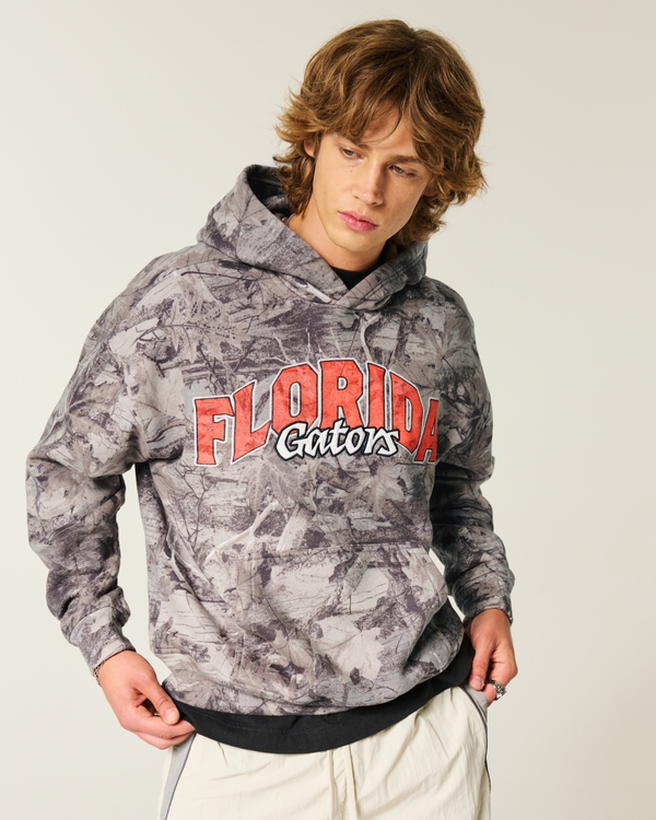 Boxy University of Florida Gators Graphic Camo Hoodie