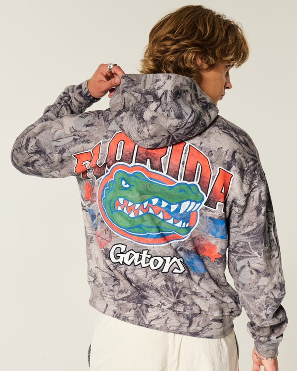 Boxy University of Florida Gators Graphic Camo Hoodie