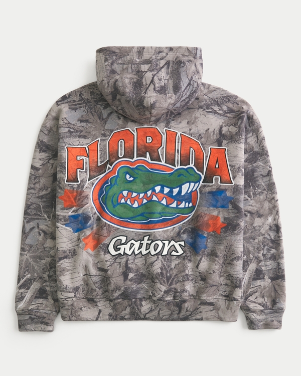 Boxy University of Florida Gators Graphic Camo Hoodie
