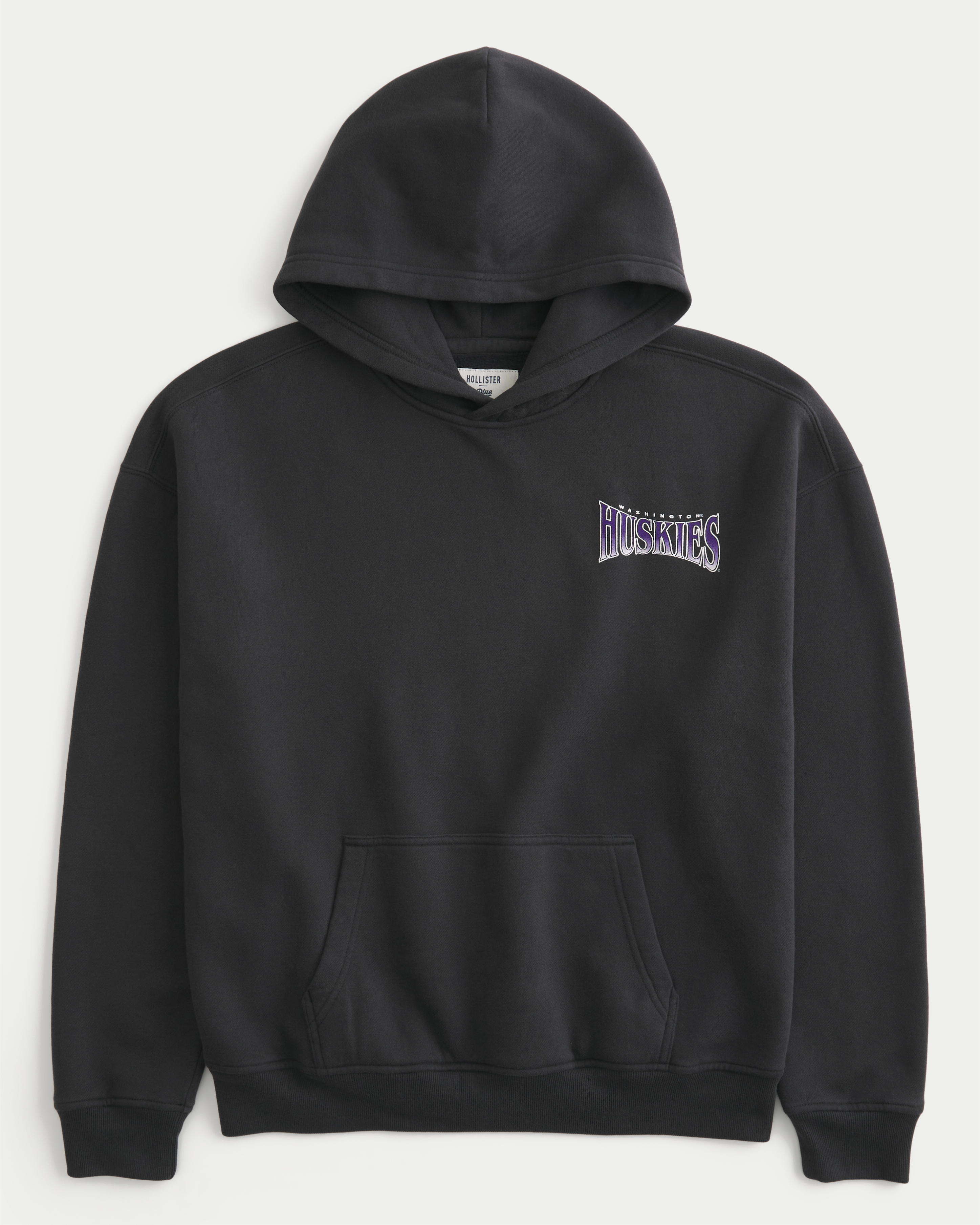 Boxy University of Washington Huskies Graphic Hoodie