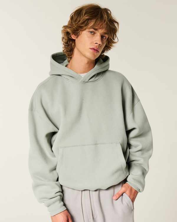Baggy Cinch Hoodie, Sage view 1