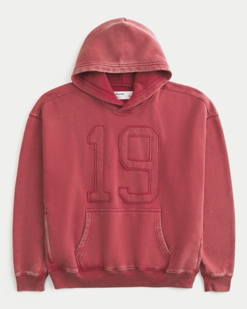 Men's Boxy Number Graphic Hoodie | Men's Tops | HollisterCo.com