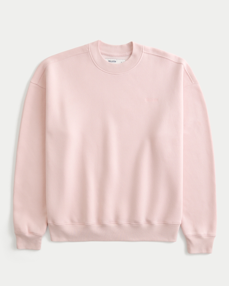 Men's Boxy Crew Sweatshirt | Men's Tops | HollisterCo.com