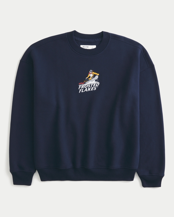 Boxy Frosted Flakes Graphic Crew Sweatshirt