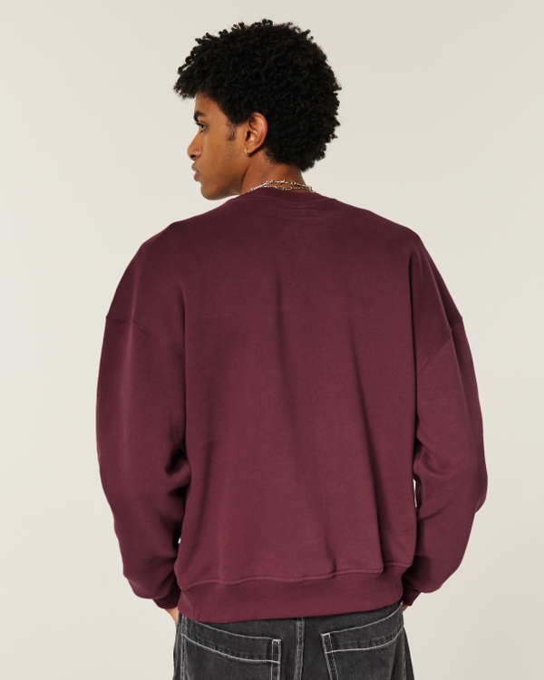 Boxy The Grinch Graphic Crew Sweatshirt