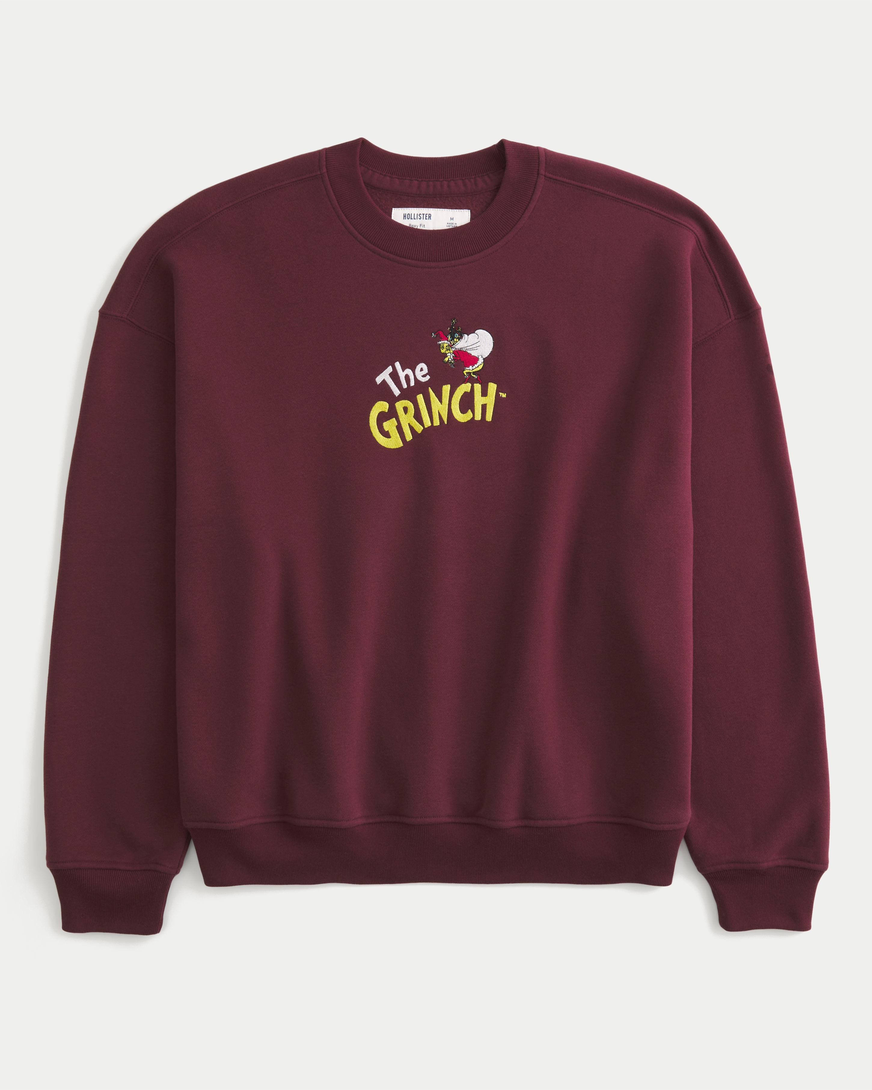 Boxy The Grinch Graphic Crew Sweatshirt