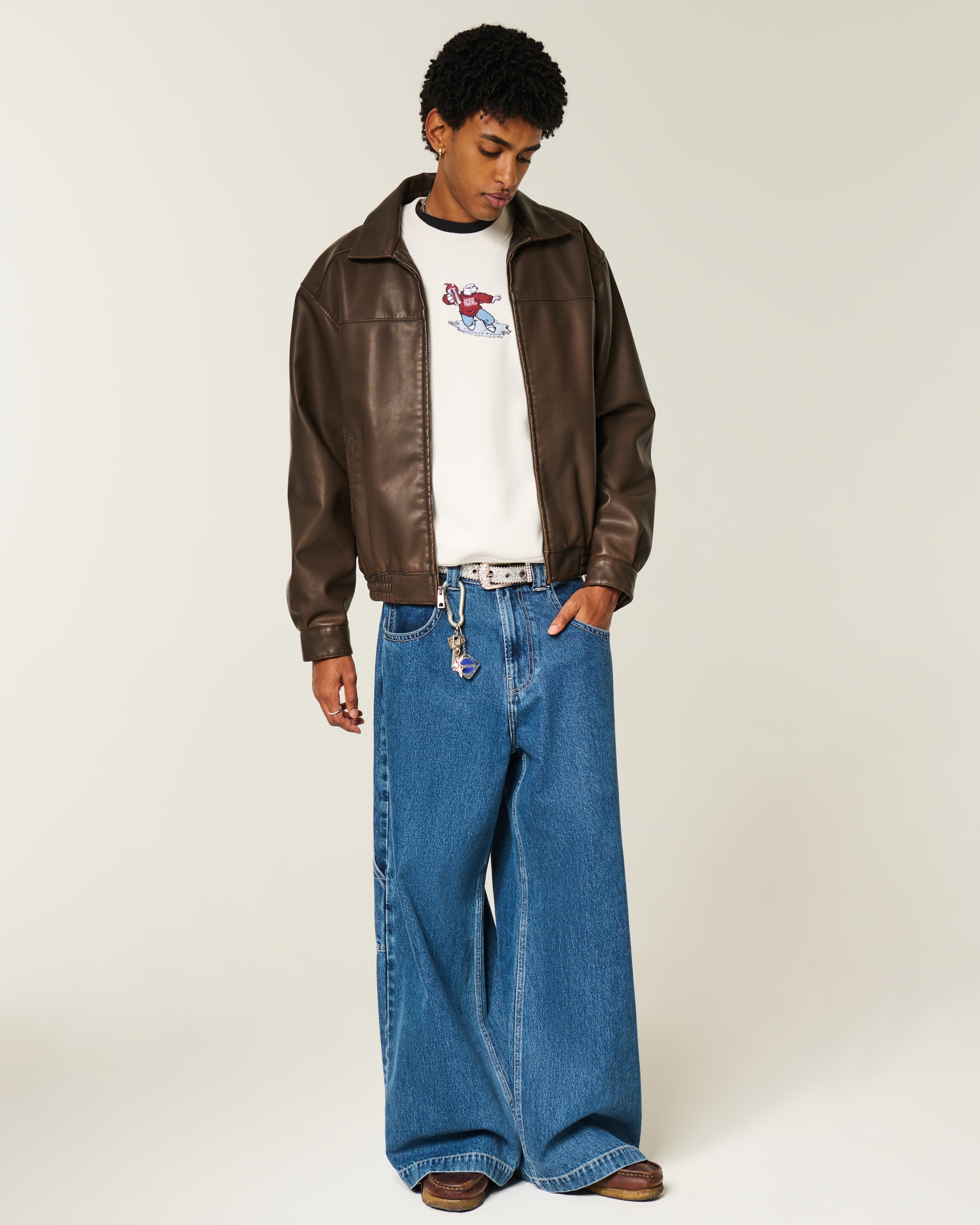 Boxy Icee Graphic Crew Sweatshirt