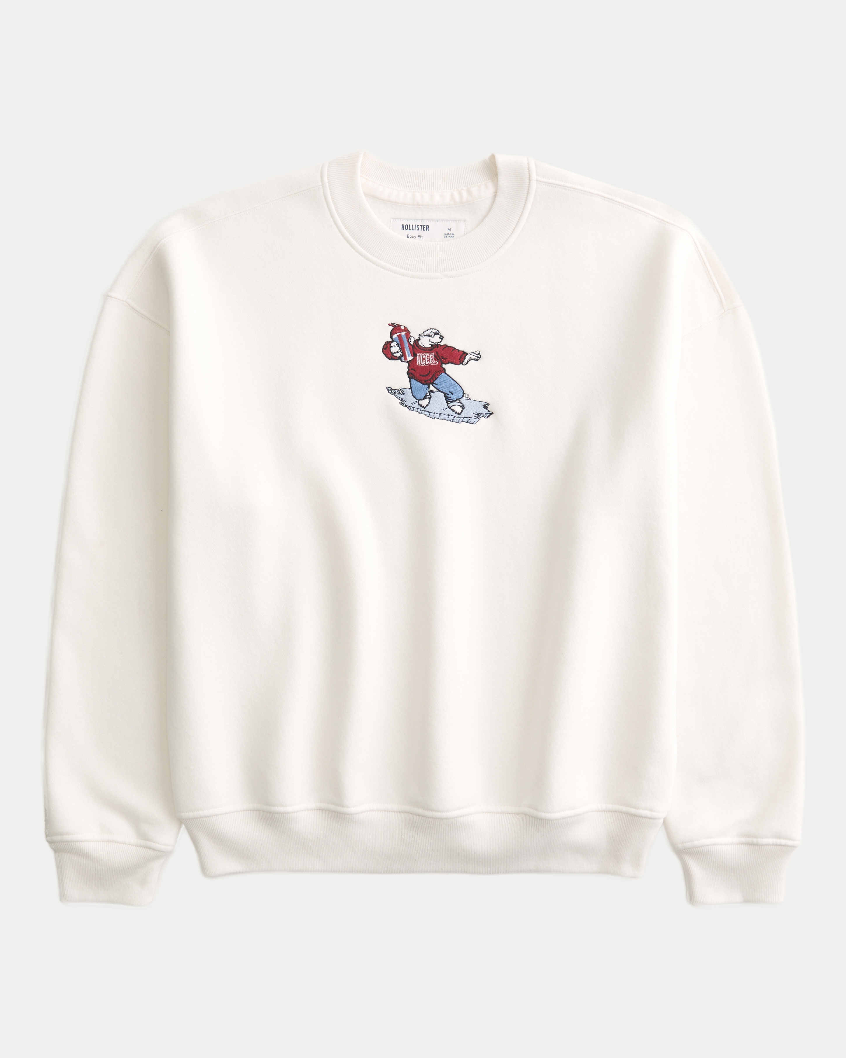 Boxy Icee Graphic Crew Sweatshirt