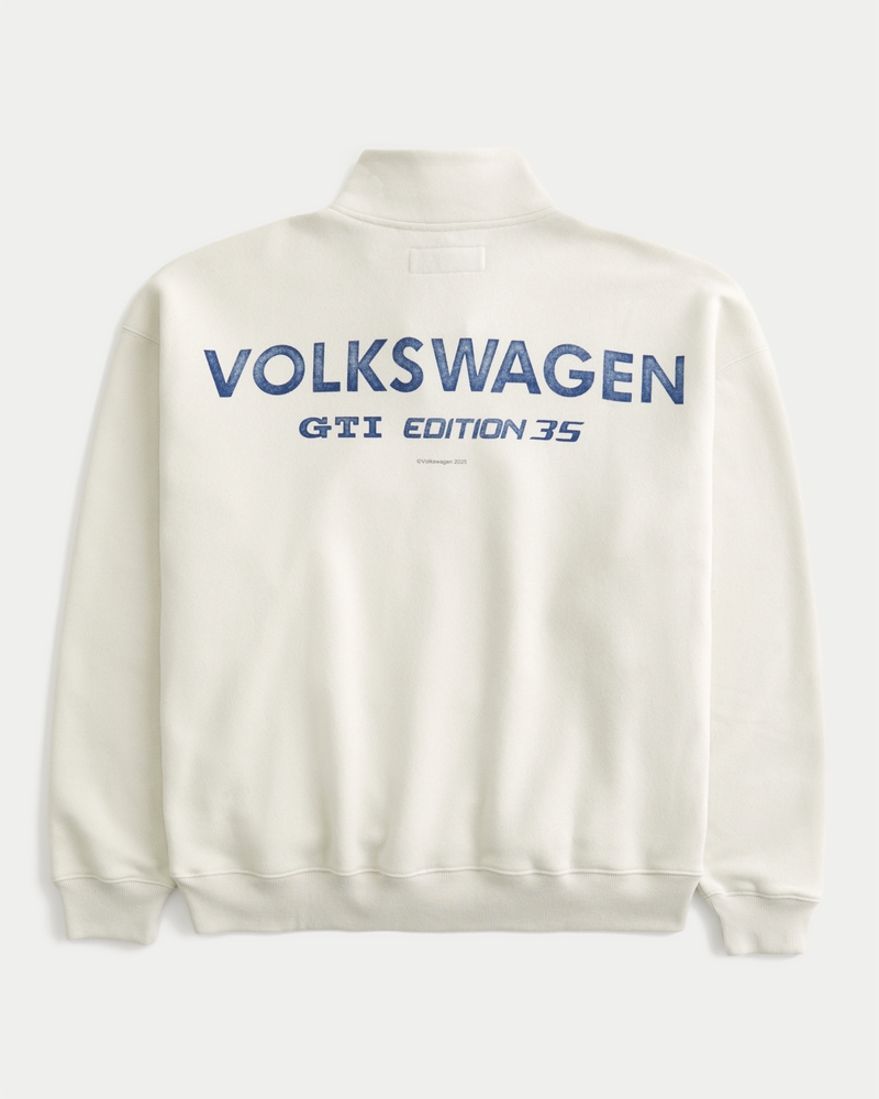 Men's Boxy Half-Zip Volkswagen Graphic Sweatshirt | Men's Graphics