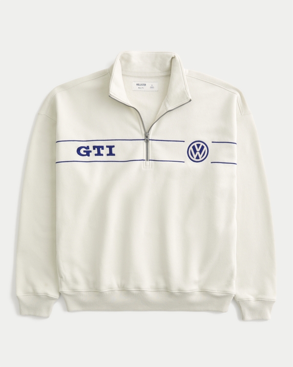 Boxy Half-Zip Volkswagen Graphic Sweatshirt
