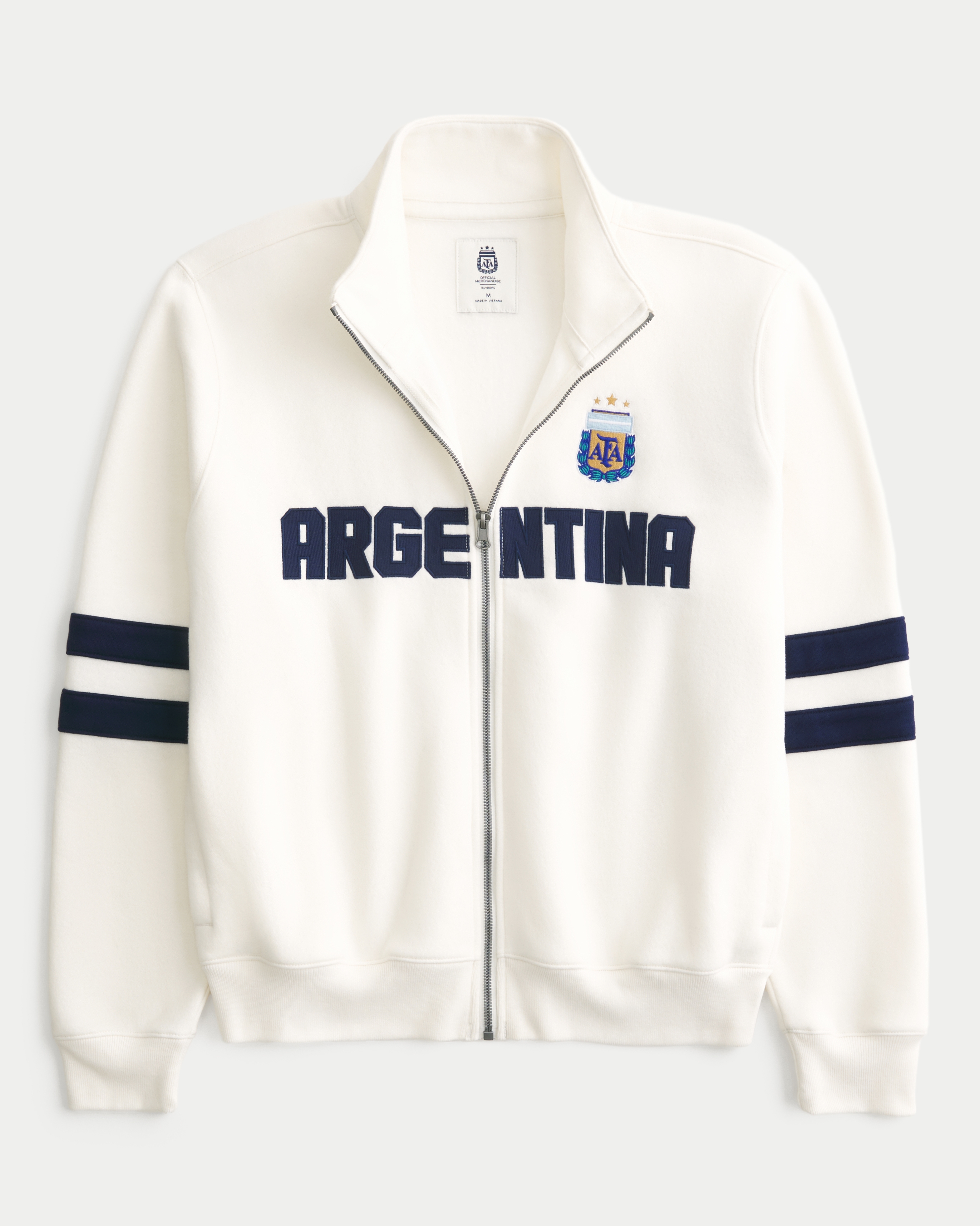 Boxy Half-Zip Argentina Graphic Sweatshirt