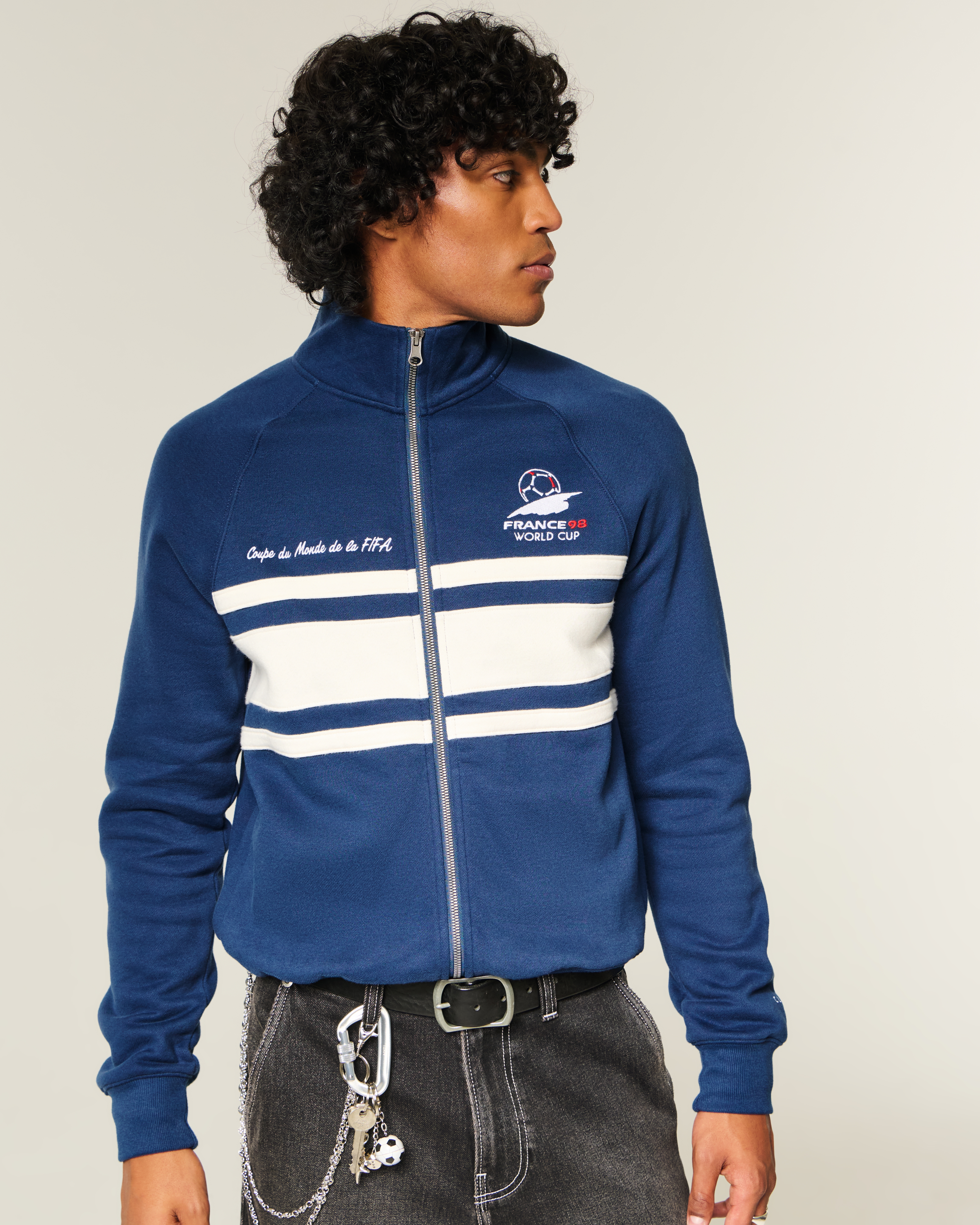 1998 FIFA World Cup France Graphic Fleece Track Jacket