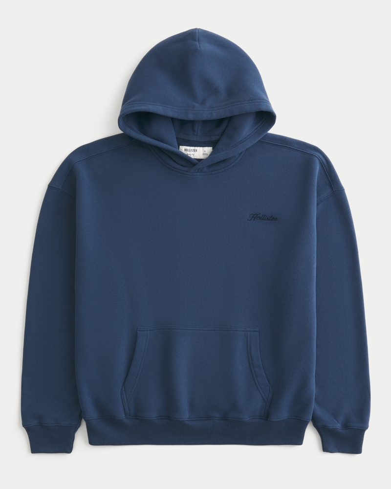 Men's Boxy Logo Hoodie | Men's Clearance | HollisterCo.ca