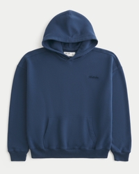 Boxy Logo Quarter-Zip Sweatshirt