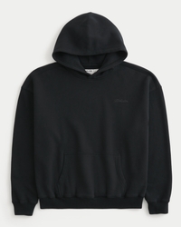 Boxy Logo Quarter-Zip Sweatshirt