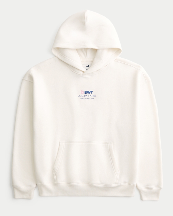 Boxy BWT Alpine Formula One Team Graphic Hoodie