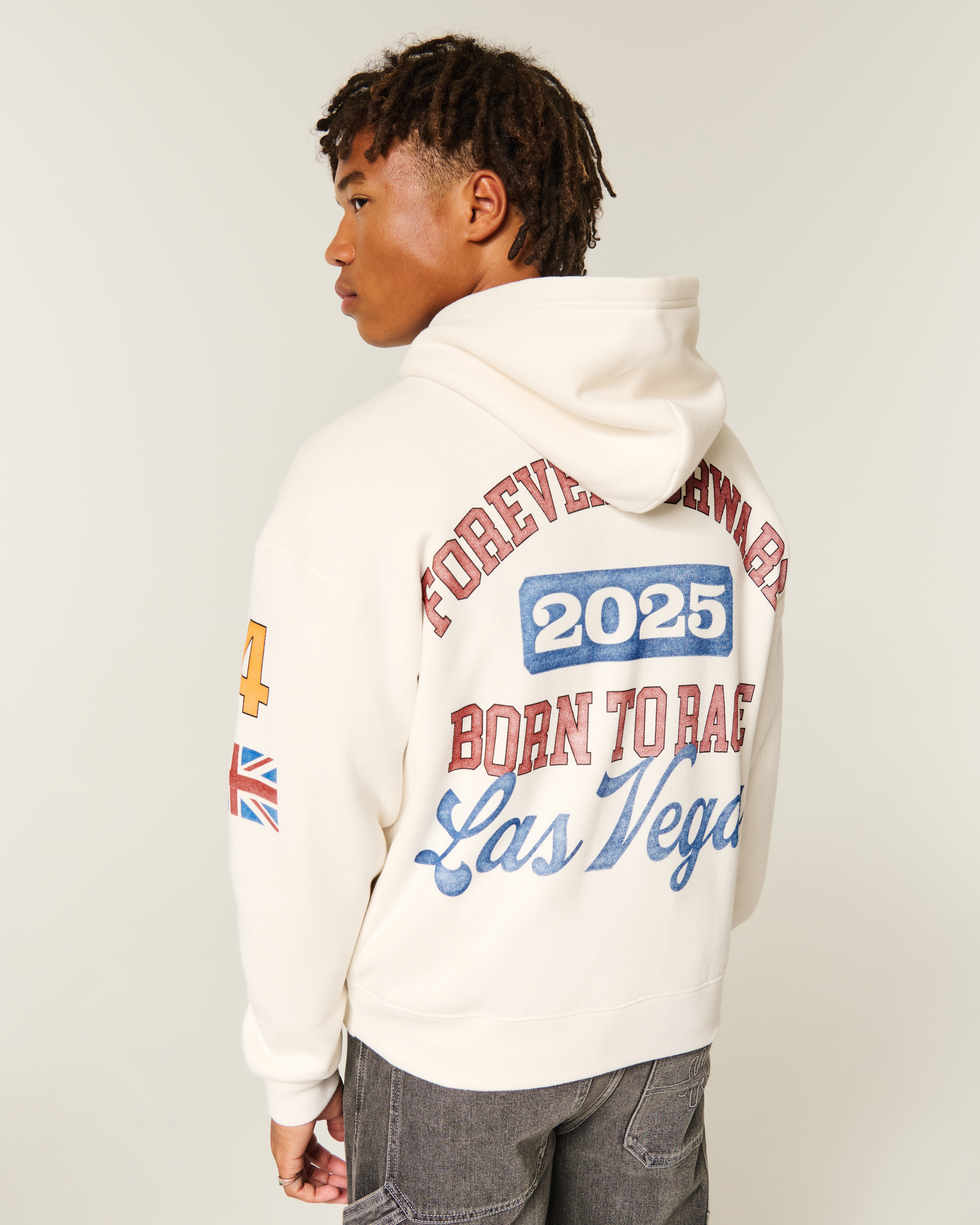 Boxy McLaren Graphic Hoodie