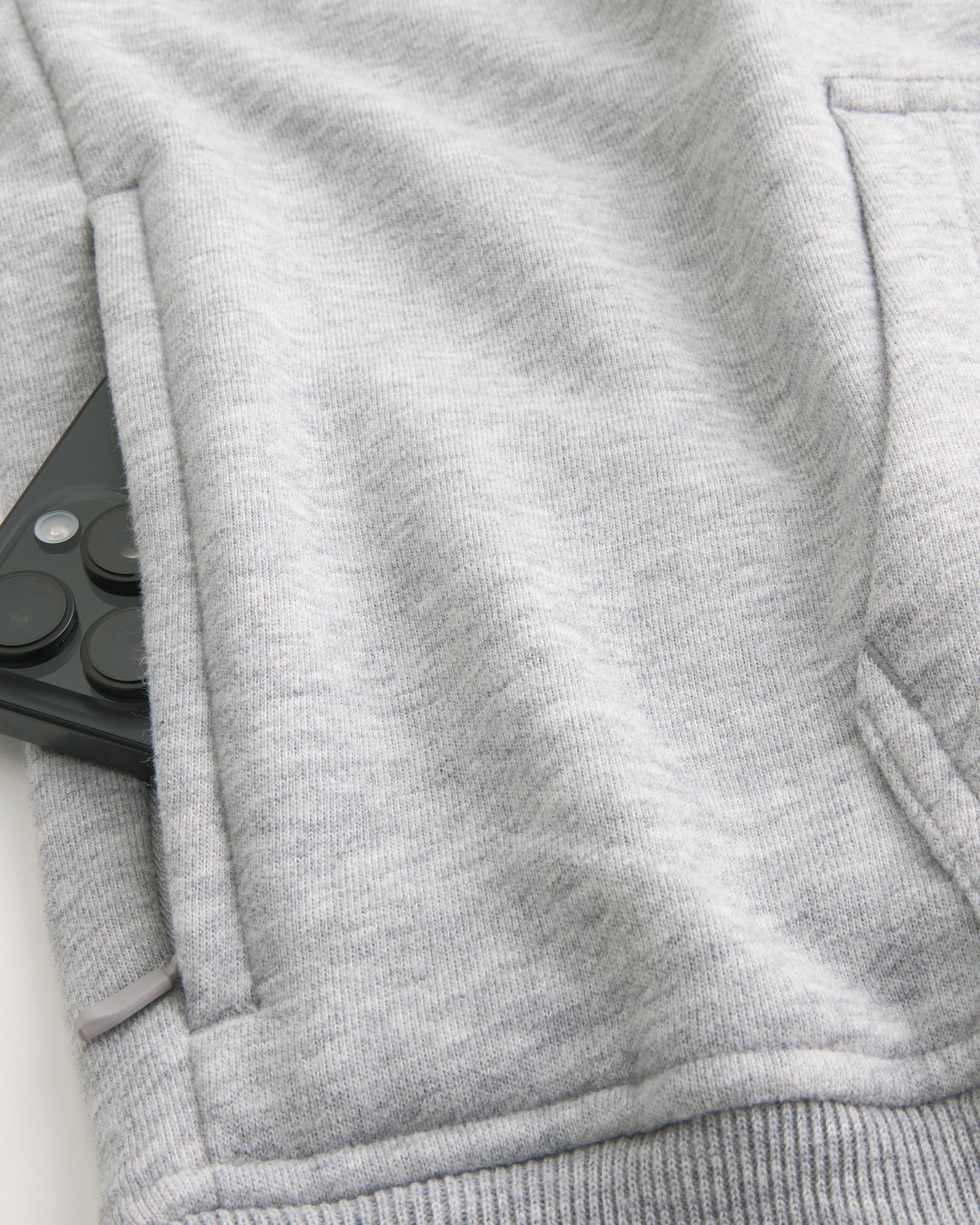 Boxy Terry Logo Graphic Hoodie