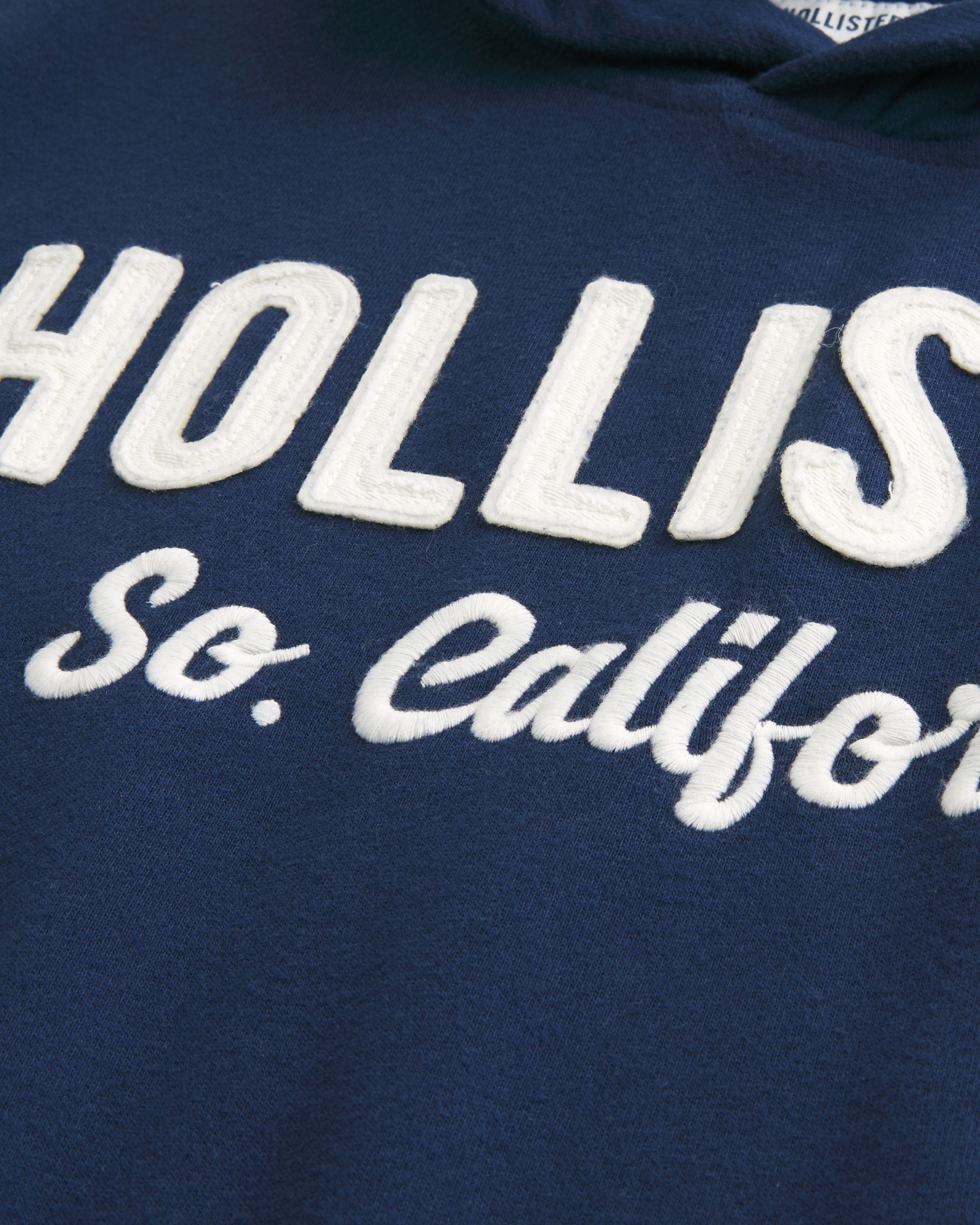 Boxy Terry Logo Graphic Hoodie