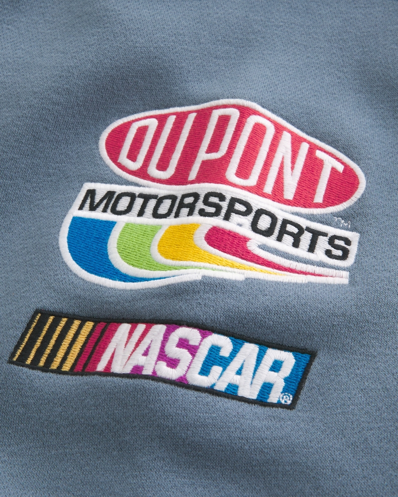 Boxy Zip-Up NASCAR Jeff Gordon Graphic Hoodie