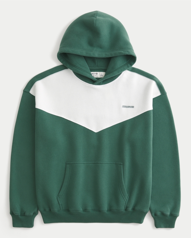 Men's Boxy Logo Hoodie Men's Tops