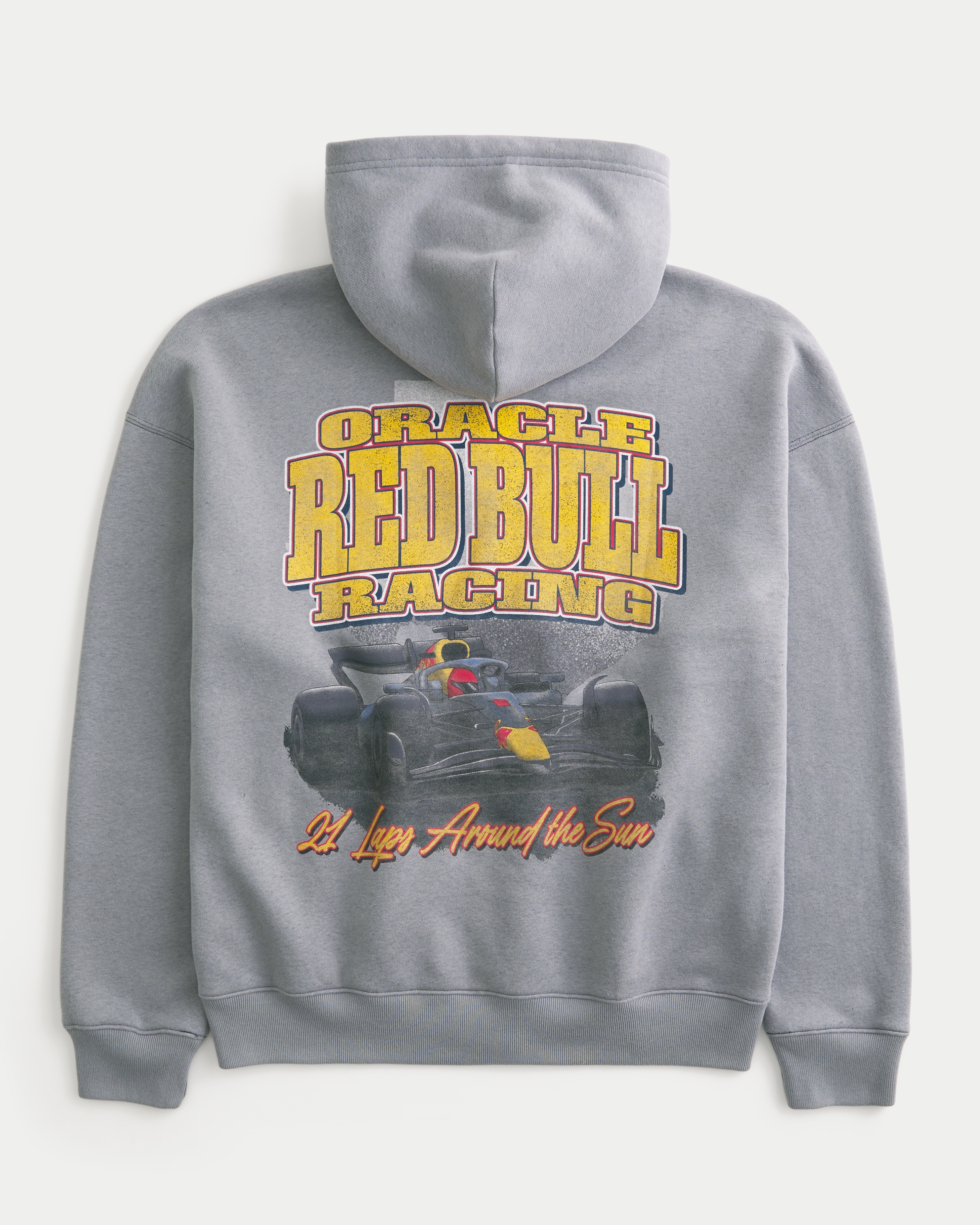 Hollister Boxy Oracle Red Bull Racing Graphic Zip-Up Hoodie