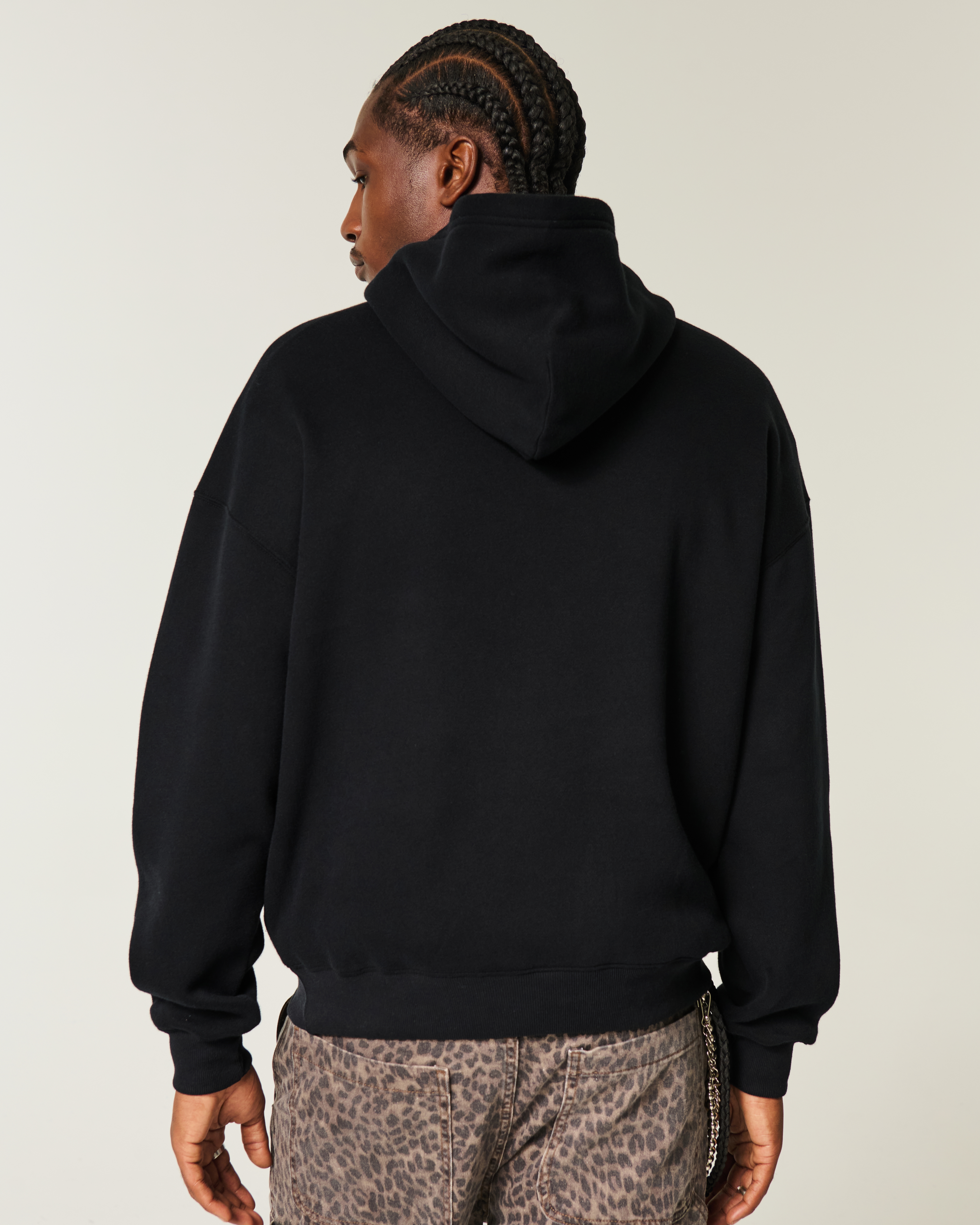 Boxy The Rock Graphic Hoodie