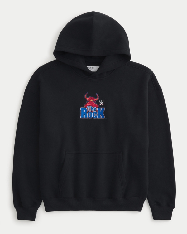 Boxy The Rock Graphic Hoodie