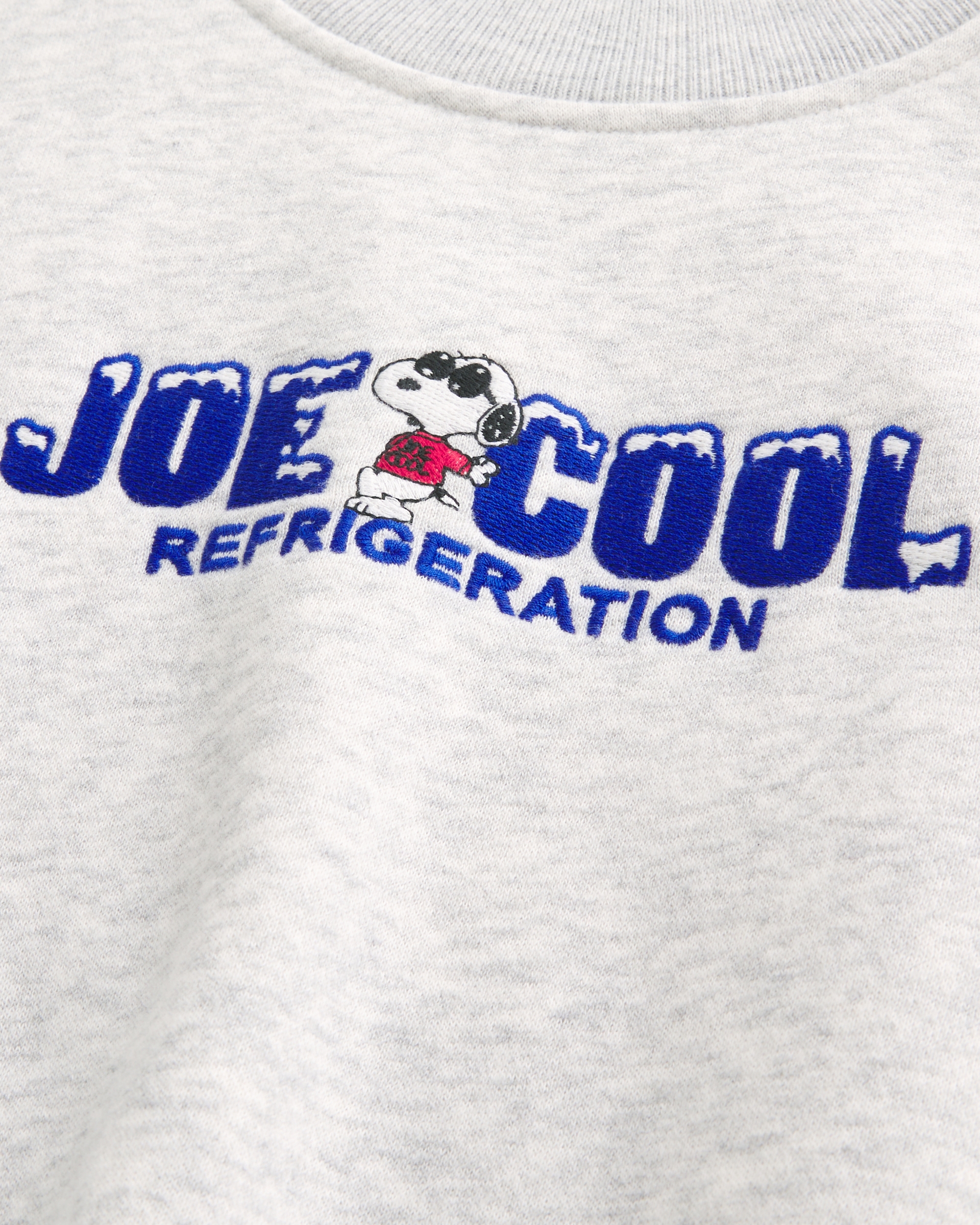 Boxy Snoopy Joe Cool Graphic Crew Sweatshirt