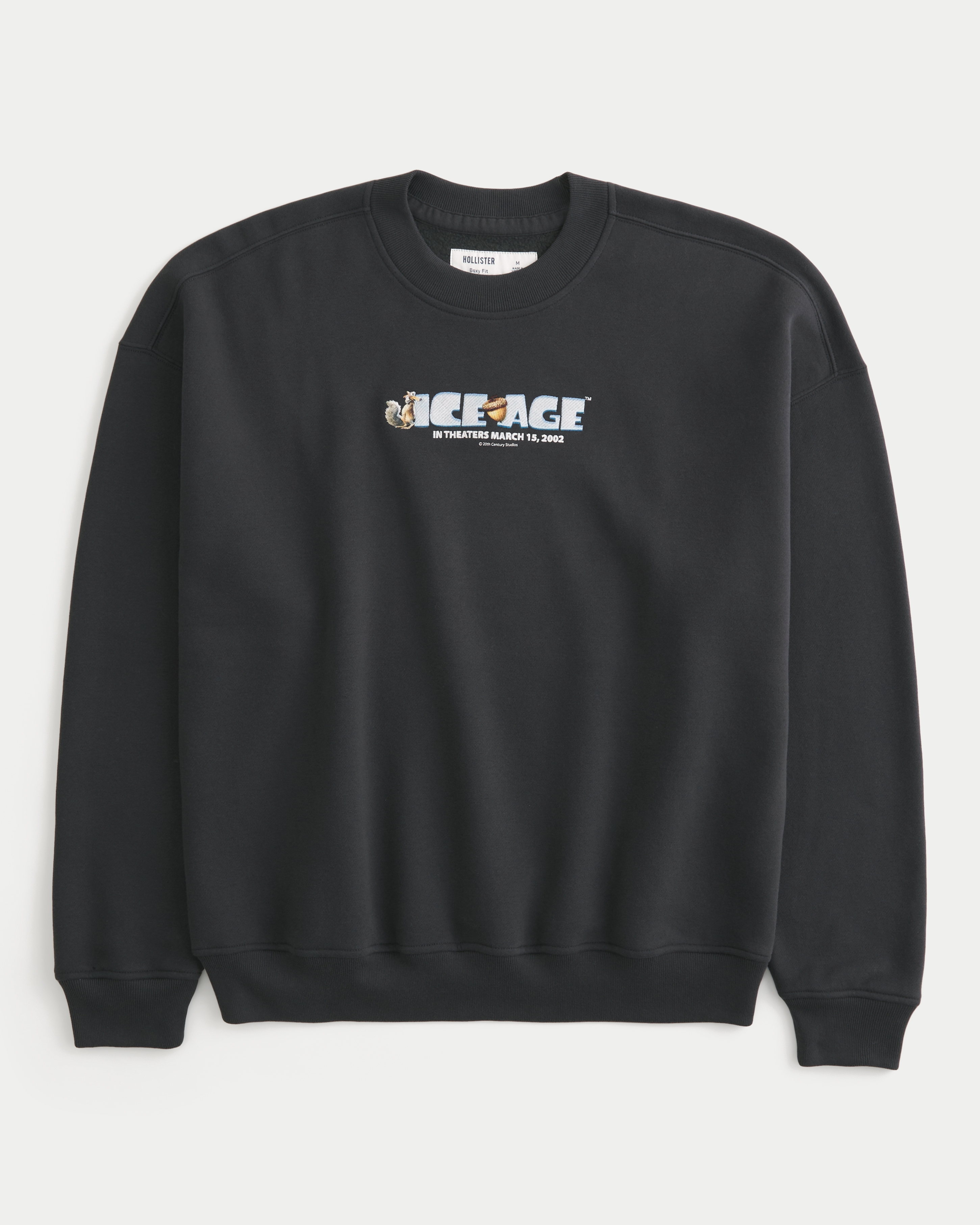 Boxy Ice Age Graphic Crew Sweatshirt