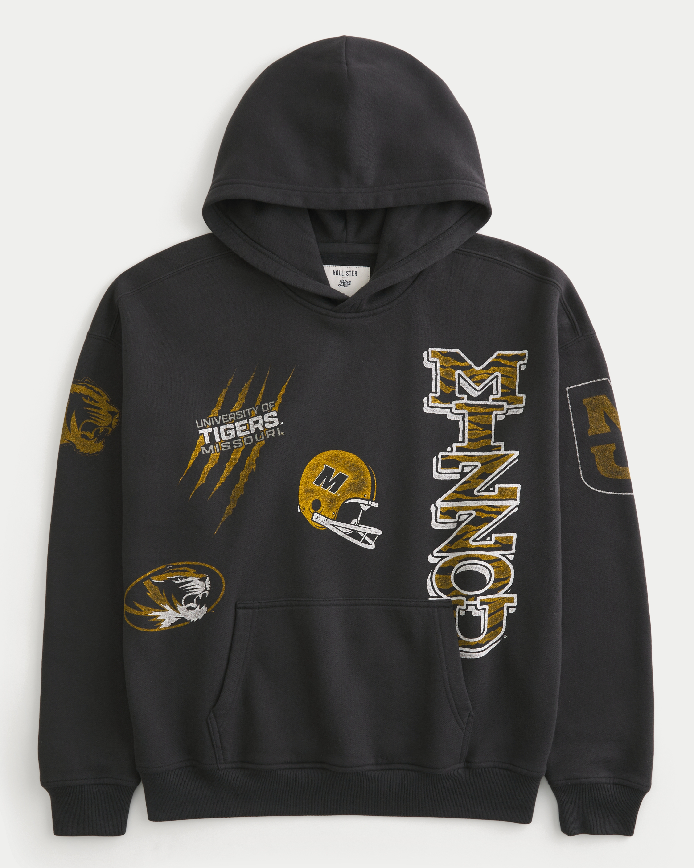 Boxy University of Missouri Tigers Graphic Hoodie