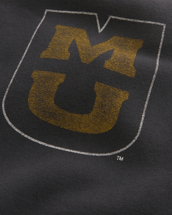Boxy University of Missouri Tigers Graphic Hoodie